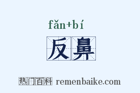 反鼻是什么意思的图片